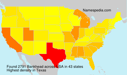 Surname Bankhead in USA Surname Bankhead in USA
