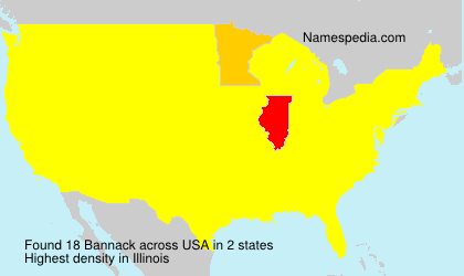 Surname Bannack in USA Surname Bannack in USA