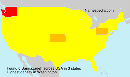Surname Bannazadeh in USA Surname Bannazadeh in USA
