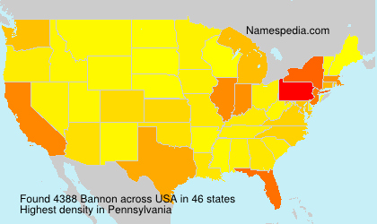 Surname Bannon in USA Surname Bannon in USA