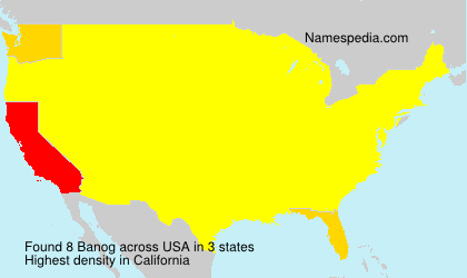 Surname Banog in USA Surname Banog in USA