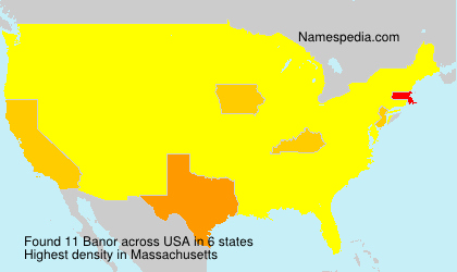 Surname Banor in USA Surname Banor in USA