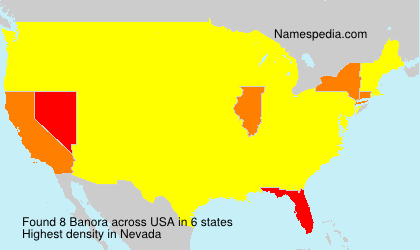 Surname Banora in USA Surname Banora in USA