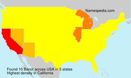 Surname Banot in USA Surname Banot in USA