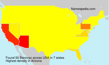 Surname Banovac in USA Surname Banovac in USA