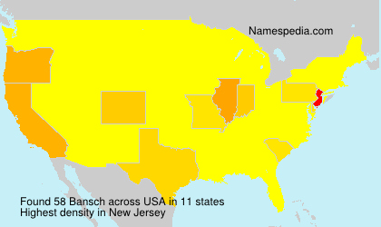 Surname Bansch in USA Surname Bansch in USA