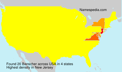 Surname Banscher in USA Surname Banscher in USA