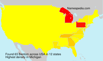 Surname Bantom in USA Surname Bantom in USA