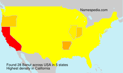 Surname Banut in USA Surname Banut in USA