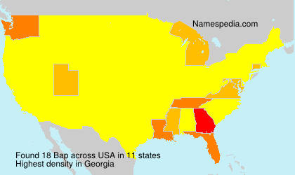 Surname Bap in USA Surname Bap in USA