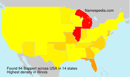 Surname Bappert in USA Surname Bappert in USA