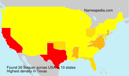 Surname Baquer in USA Surname Baquer in USA