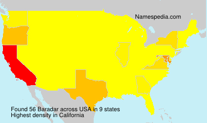 Surname Baradar in USA Surname Baradar in USA