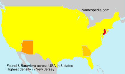 Surname Baraviera in USA Surname Baraviera in USA