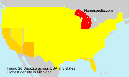 Surname Barazsu in USA Surname Barazsu in USA