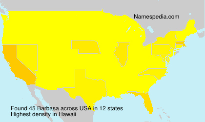 Surname Barbasa in USA Surname Barbasa in USA