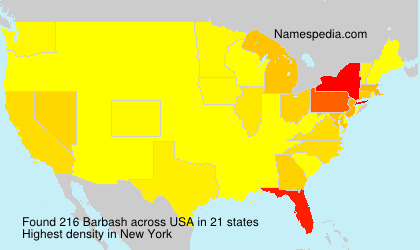 Surname Barbash in USA Surname Barbash in USA
