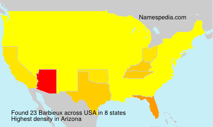 Surname Barbieux in USA Surname Barbieux in USA