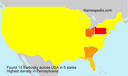 Surname Barbosky in USA Surname Barbosky in USA