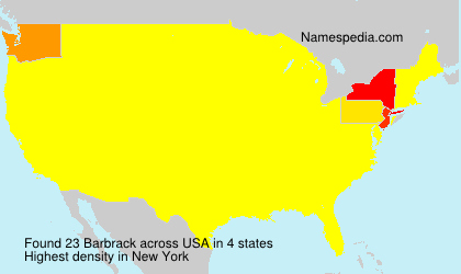 Surname Barbrack in USA Surname Barbrack in USA