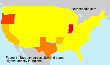 Surname Barbuch in USA Surname Barbuch in USA