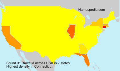 Surname Barcella in USA Surname Barcella in USA
