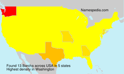 Surname Barcha in USA Surname Barcha in USA