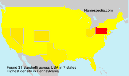 Surname Barchetti in USA Surname Barchetti in USA