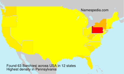 Surname Barchiesi in USA Surname Barchiesi in USA