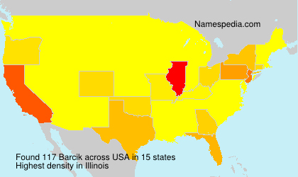 Surname Barcik in USA Surname Barcik in USA