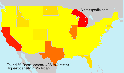 Surname Barczi in USA Surname Barczi in USA