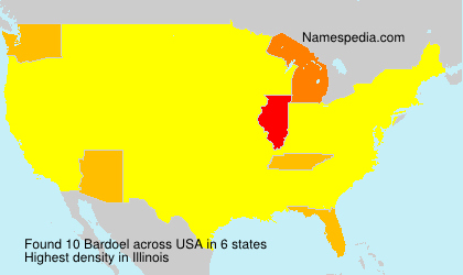 Surname Bardoel in USA Surname Bardoel in USA