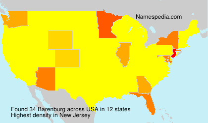 Surname Barenburg in USA Surname Barenburg in USA