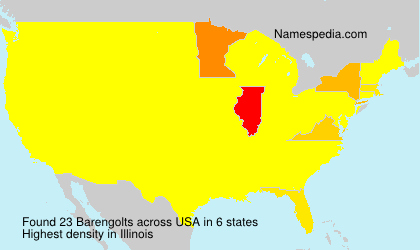 Surname Barengolts in USA Surname Barengolts in USA
