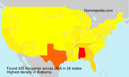 Surname Barganier in USA Surname Barganier in USA