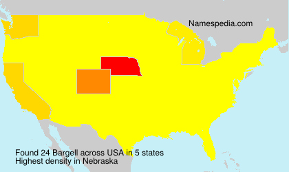 Surname Bargell in USA Surname Bargell in USA