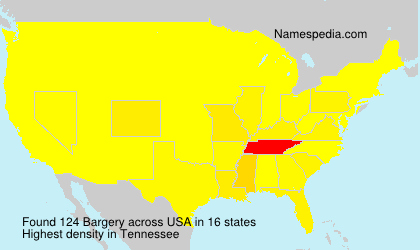 Surname Bargery in USA Surname Bargery in USA
