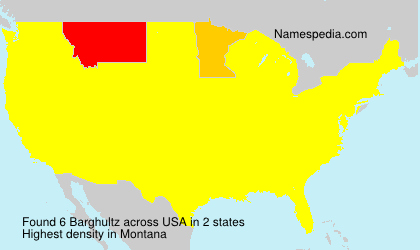 Surname Barghultz in USA Surname Barghultz in USA