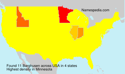 Surname Barghusen in USA Surname Barghusen in USA