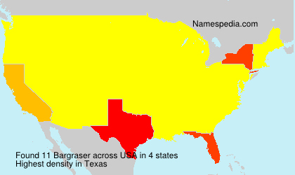 Surname Bargraser in USA Surname Bargraser in USA