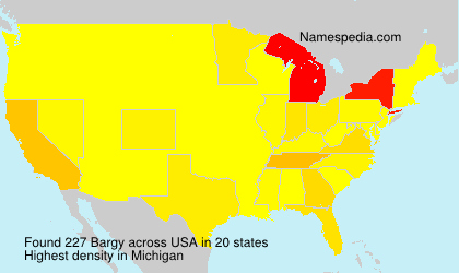 Surname Bargy in USA Surname Bargy in USA