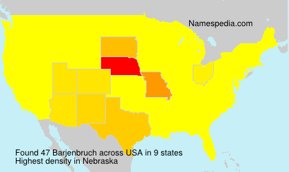 Surname Barjenbruch in USA Surname Barjenbruch in USA