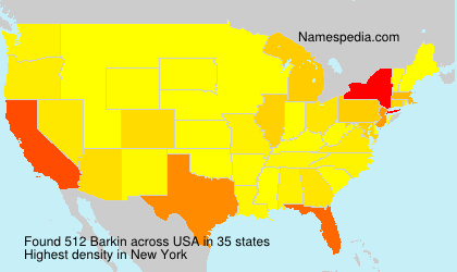 Surname Barkin in USA Surname Barkin in USA