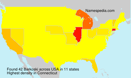Surname Barkoski in USA Surname Barkoski in USA