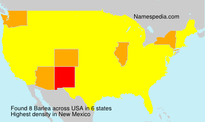 Surname Barlea in USA Surname Barlea in USA