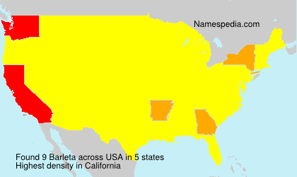 Surname Barleta in USA Surname Barleta in USA