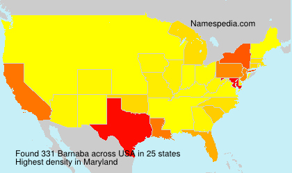 Surname Barnaba in USA Surname Barnaba in USA