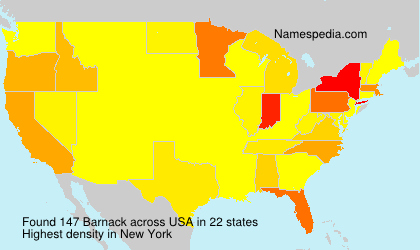 Surname Barnack in USA Surname Barnack in USA