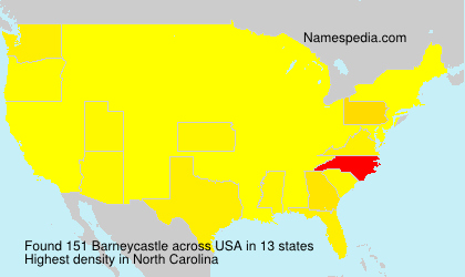 Surname Barneycastle in USA Surname Barneycastle in USA