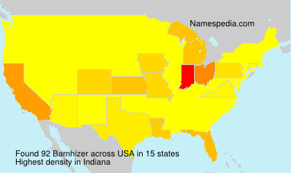 Surname Barnhizer in USA Surname Barnhizer in USA